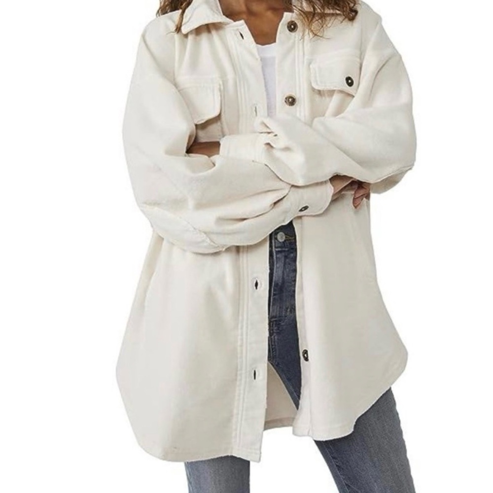 Free People Cream Ruby Jacket